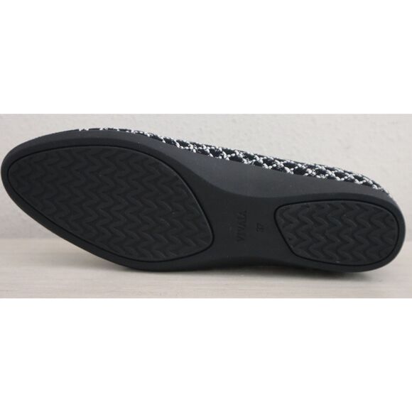 VIVAIA WMN Sz 37 US 6.5 Black Tweed Tamia Walker 2.0 Almond-Toe Ballet Flats - Picture 4 of 12